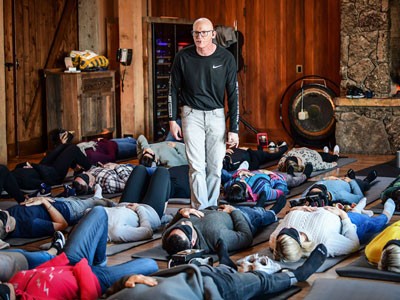 Corporate Breathwork - Nike Class at Brasada Ranch in Bend, Oregon