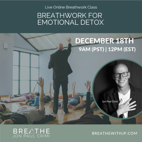 December 18 2022 Live Online Breathwork Class