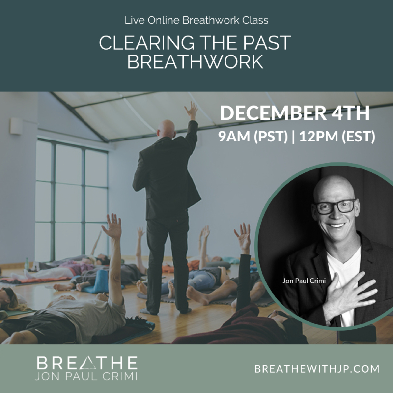 Live Online Breathwork Class December 4 2022 – 9am (PST) 12pm (EST)