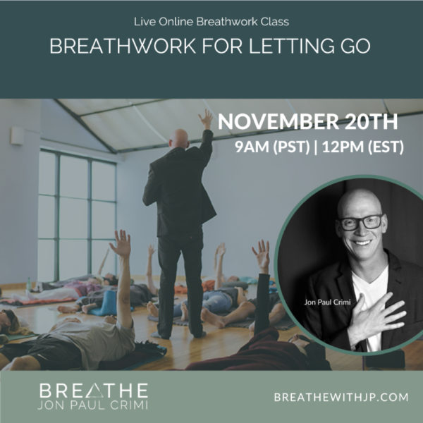 November 20 2022 Live Online Breathwork Class