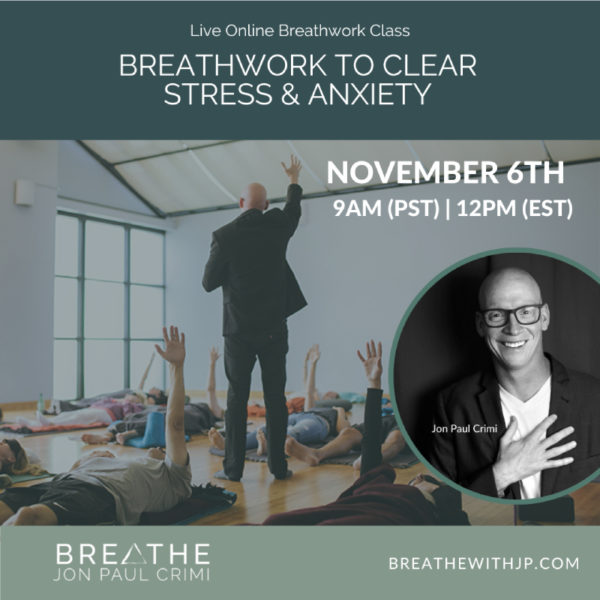 November 6 2022 Live Online Breathwork Class