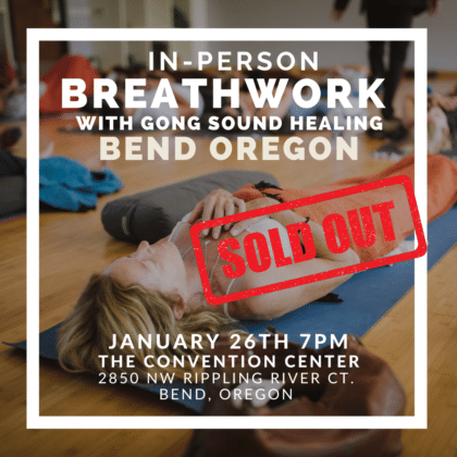 In-Person Breathwork Class January 26, 2023 in Bend, Oregon