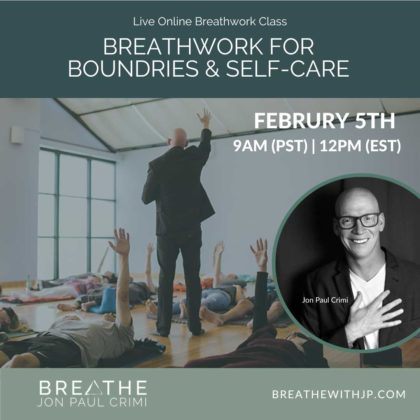 Live Online Breathwork Class February 5 2023 – 9am (PST) 12pm (EST)