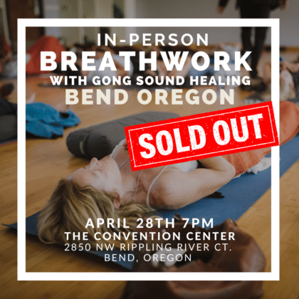 In-Person Breathwork Class April 28, 2023 in Bend, Oregon
