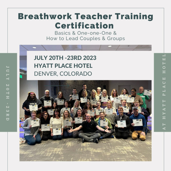 July 2023 Breathwork Teacher Training - Breathe with Jon Paul Crimi