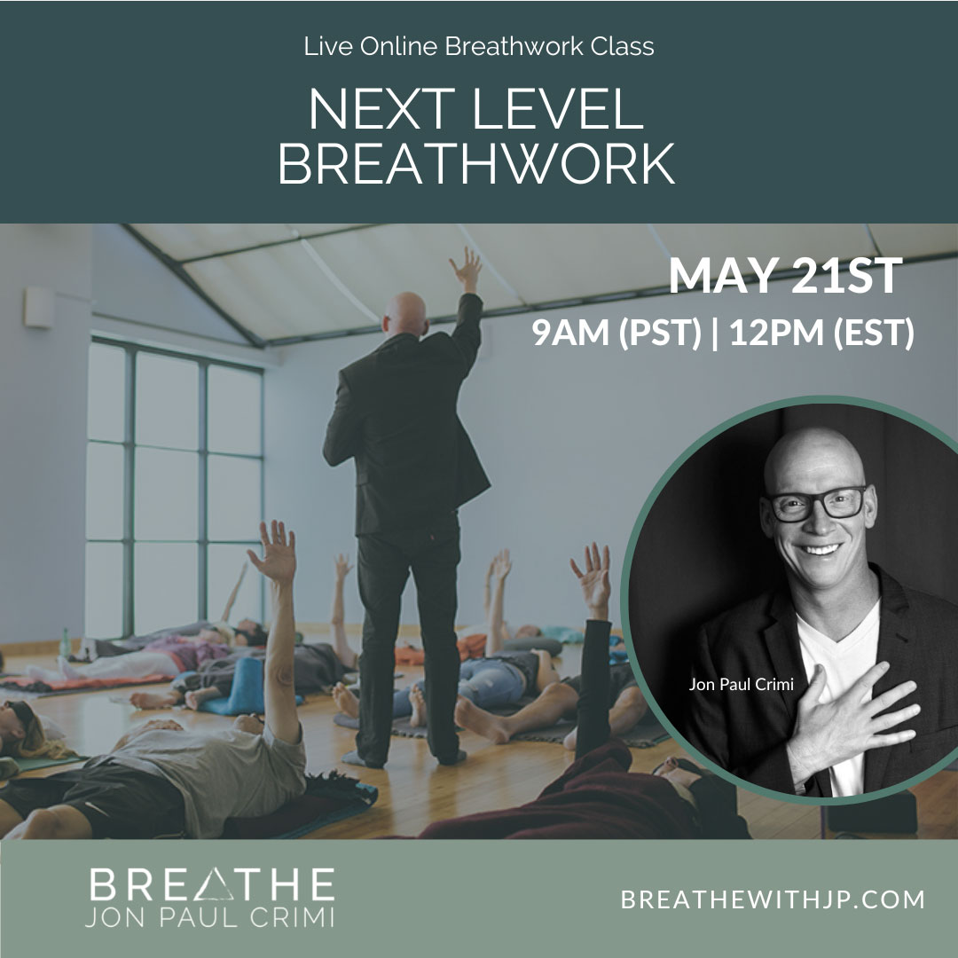 Live Online Breathwork Class May 14 2023 – 9am (PST) 12pm (EST)