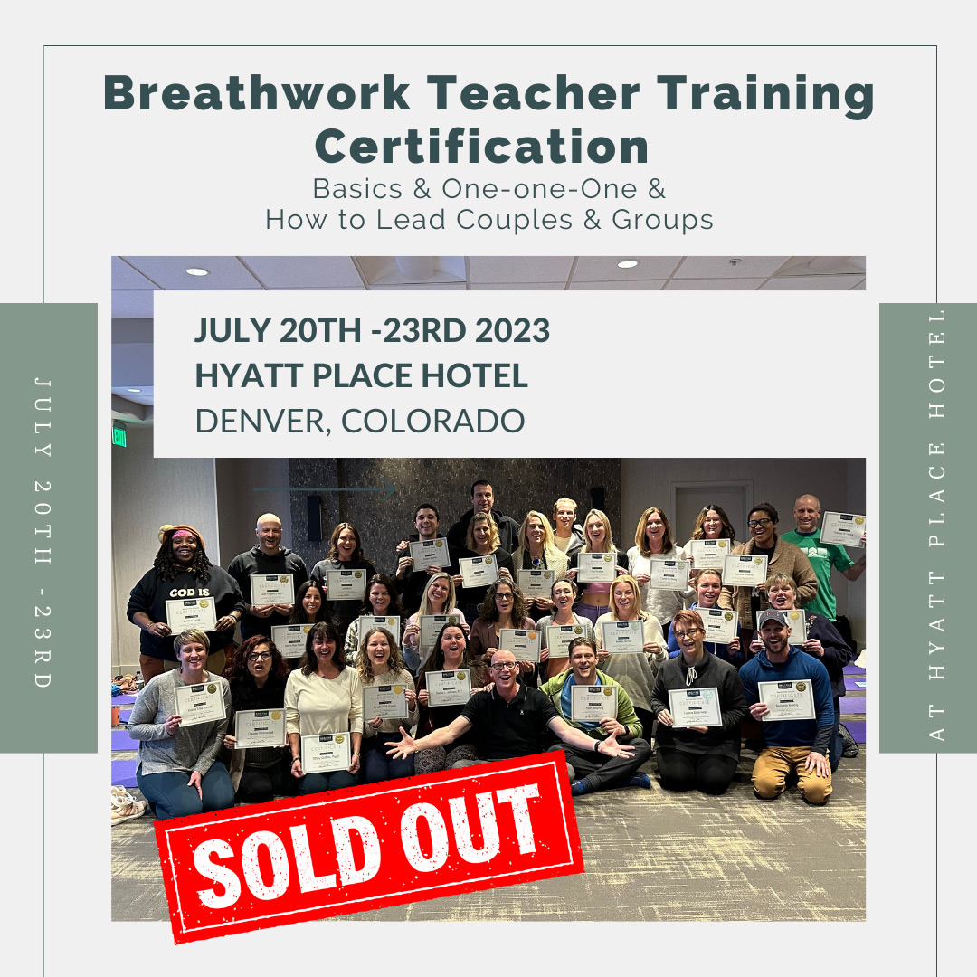 July 2023 Breathwork Teacher Training with Jon Paul Crimi is SOLD OUT