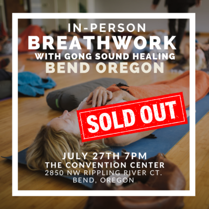 In-Person Breathwork Class July 27, 2023 in Bend, Oregon