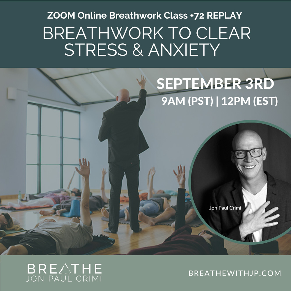 Breathwork Courses with Jon Paul Crimi: Live Online and In-Person