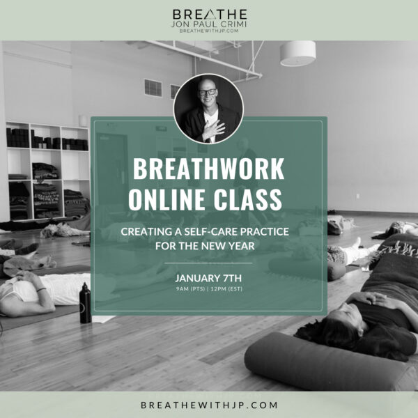 January 7, 2024 Live online breathwork class with Jon Paul Crimi