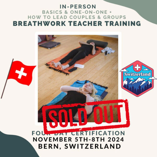 Switzerland In Person Teacher Training - Breathwork teacher training