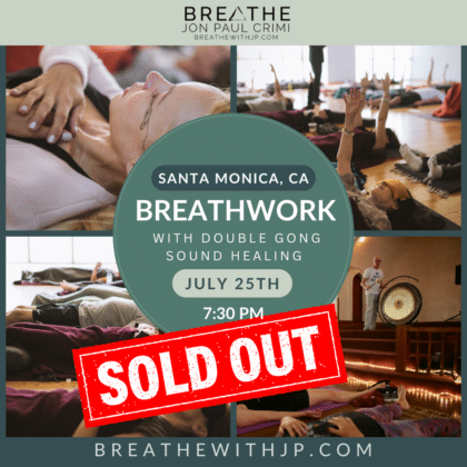 In-Person Breathwork Class July 25, 2024 in Los Angeles/Santa Monica, California