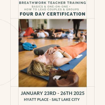 In-Person Breathwork Teacher Training: January 2025