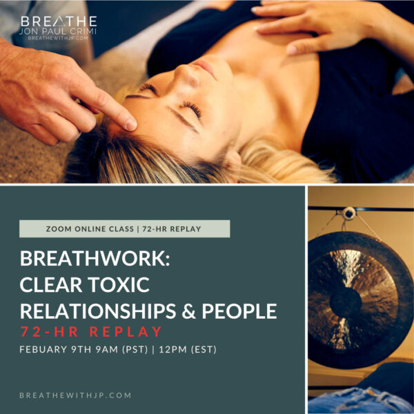 February 9, 2025 - Live Online Breathwork class with Jon Paul Crimi