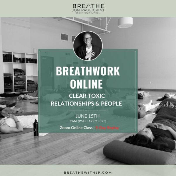 Live online zoom breathwork class with Jon Paul Crimi June 15, 2025