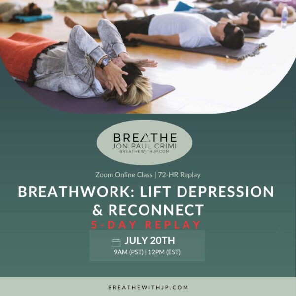 Live online zoom breathwork class with Jon Paul Crimi July 20, 2025