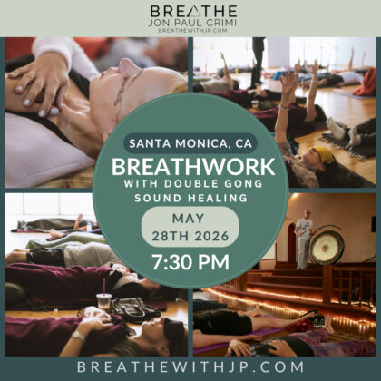 In-Person Breathwork Class May 28, 2026 in Los Angeles/Santa Monica, California