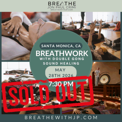In-Person Breathwork Class May 28, 2026 in Los Angeles/Santa Monica, California