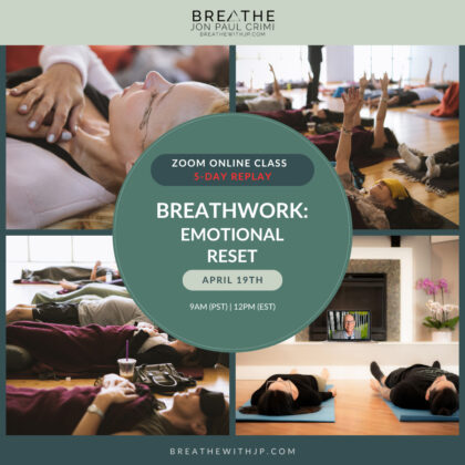 Live Online Breathwork Class April 19 2026 – 9am (PST) 12pm (EST)