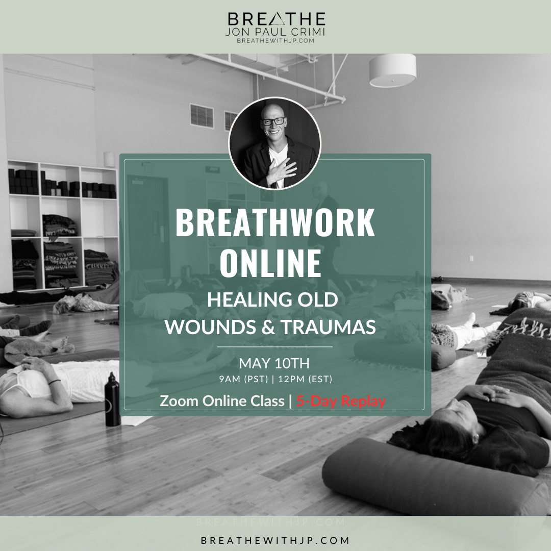 Online Zoom Breathwork Class May 10 2026 - Breathe with JP
