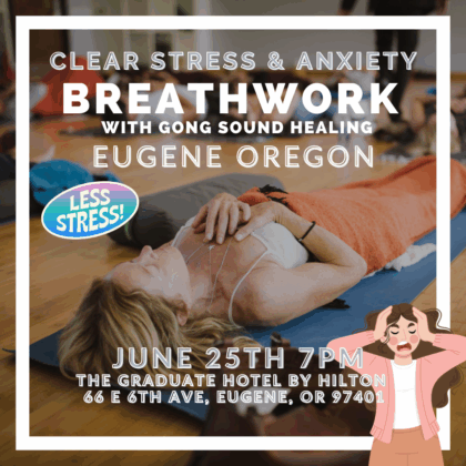 In-Person Breathwork Class June 25, 2026 in Eugene, Oregon