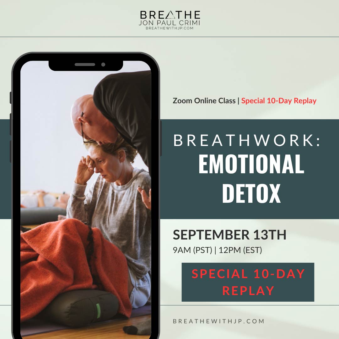 Online Zoom Breathwork Class September 13 2026 - Breathe with JP