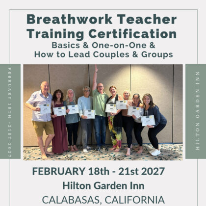 In-Person Breathwork Teacher Training: February 2027